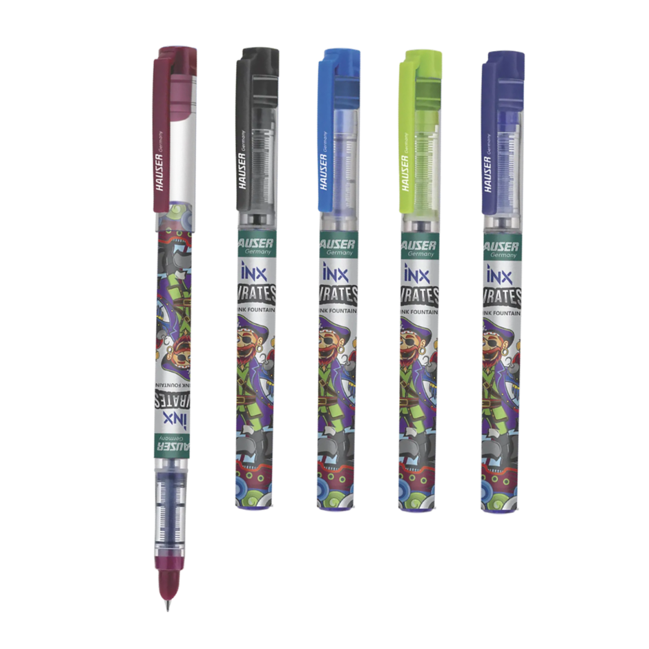 Hauser Inx Pirates Fountain Pen | Includes 2 Ink Cartridges