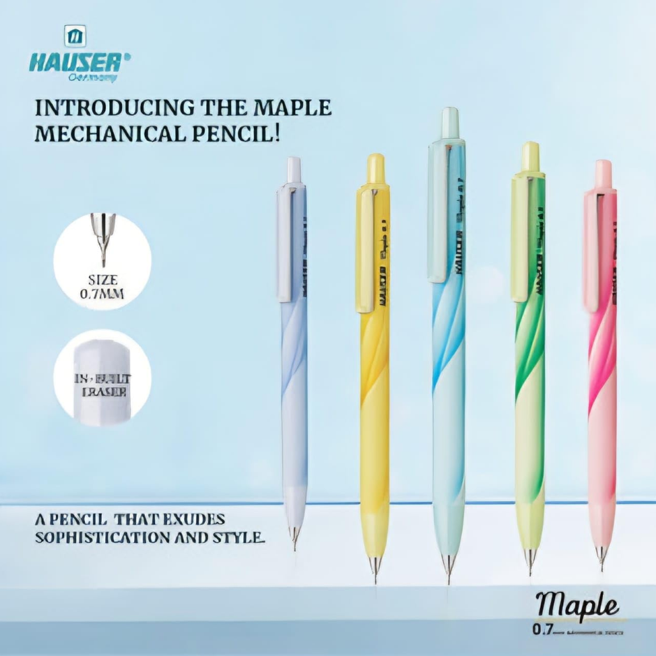Hauser Maple Mechanical Pencil 0.7mm | Includes Leads
