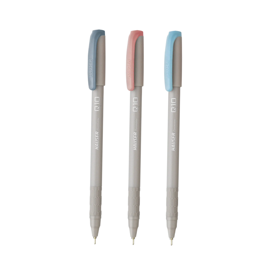 Hauser Q10 Ball Pen | Ink Colour - Blue, Black and Red