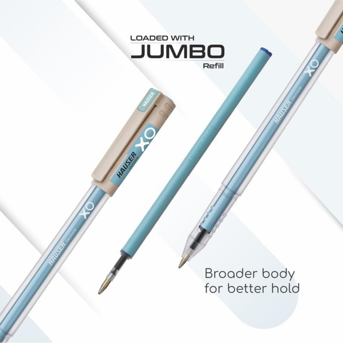 Hauser XO Jumbo Ball Pen | Ink Colour - Blue and Black