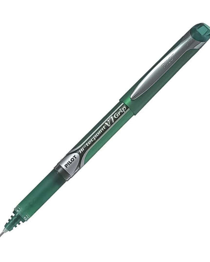 Pilot Hi-Tecpoint V7 Grip 0.7mm Fine Point Pure Liquid Ink Roller Ball Pen with Dimpled Rubber Grip