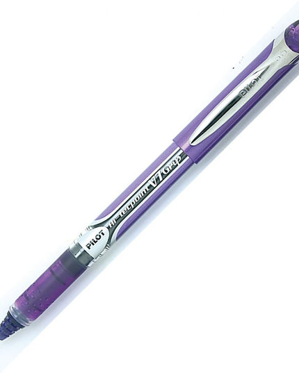 Pilot Hi-Tecpoint V7 Grip 0.7mm Fine Point Pure Liquid Ink Roller Ball Pen with Dimpled Rubber Grip