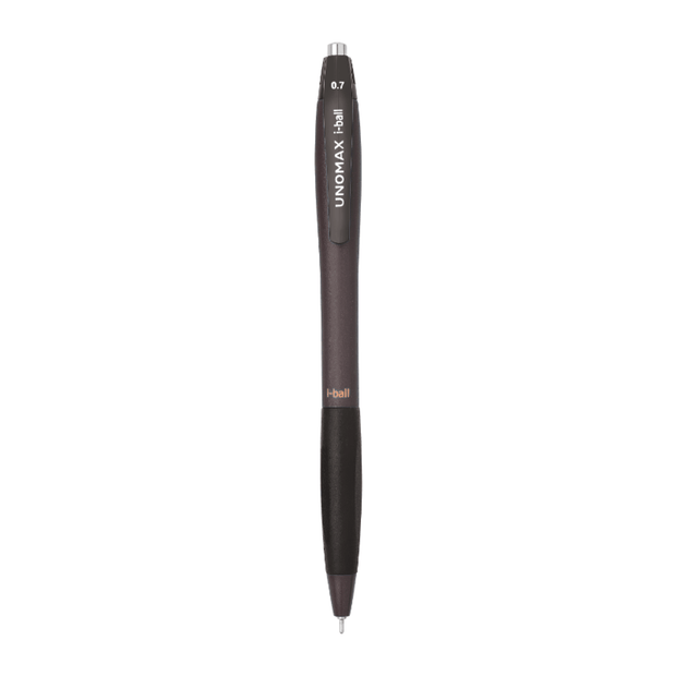 Unomax i-ball 2X RT Ball Pen | Ink Colour - Blue, Black and Red in dark finish.