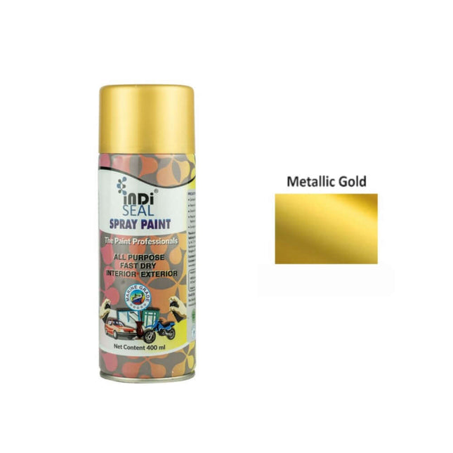 INDISEAL All Purpose Fast Dry Interior & Exterior Spray Paint | DIY Quick Drying Spray Paint for Metal, Wood & Walls-400ml