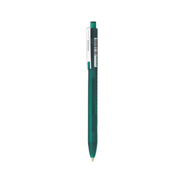 Hauser Iconiq Gel Pen | Ink Colour - Blue, Black, Green and Red in green color.