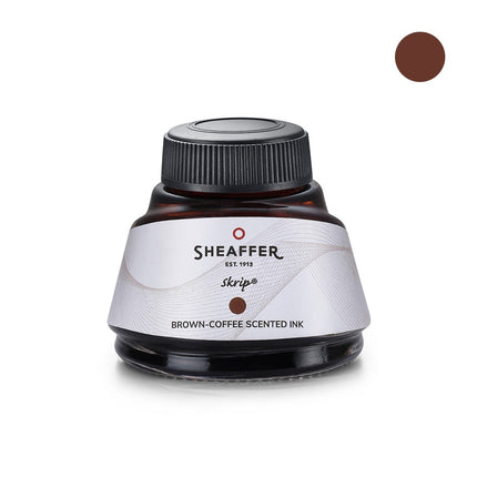 Sheaffer Coffee Edition 100 9374 Fountain Pen Medium Nib with Coffee Scented Ink Bottle