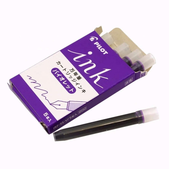 Pilot Ink Cartridges IRF-5S for Fountain Pen | Pack of 5 - premium Japanese ink cartridges