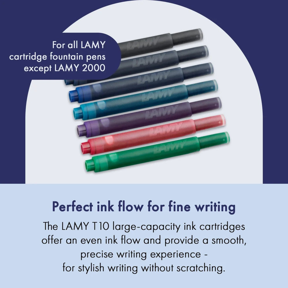 Lamy T10 Ink Cartridges | Pack of 5