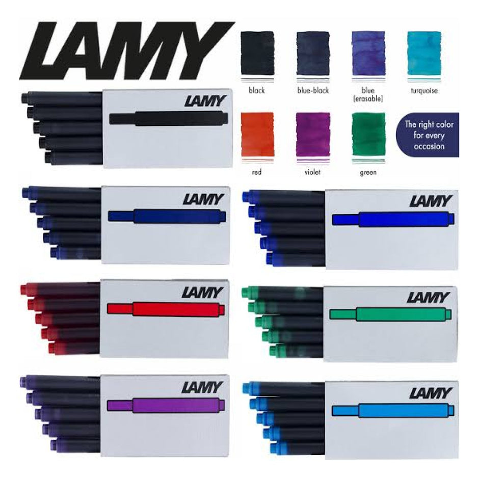 Lamy T10 Ink Cartridges | Pack of 5
