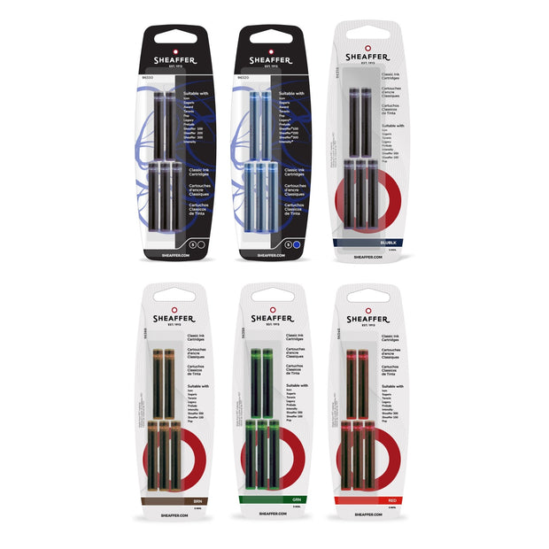 Sheaffer Classic Ink Cartridges | Pack of 5