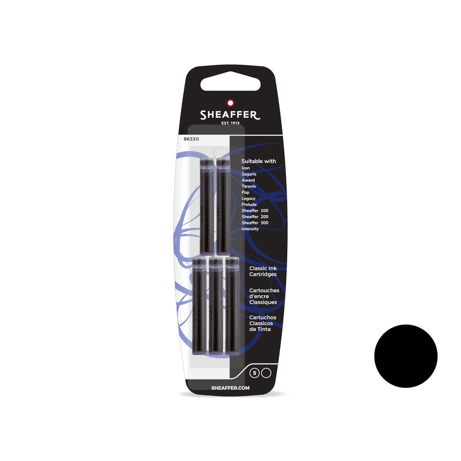 Sheaffer Classic Ink Cartridges | Pack of 5