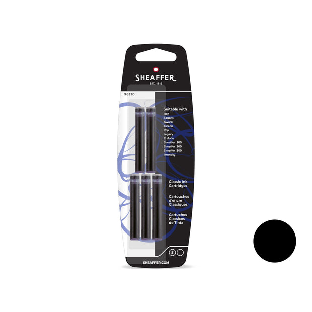 Sheaffer Classic Ink Cartridges | Pack of 5