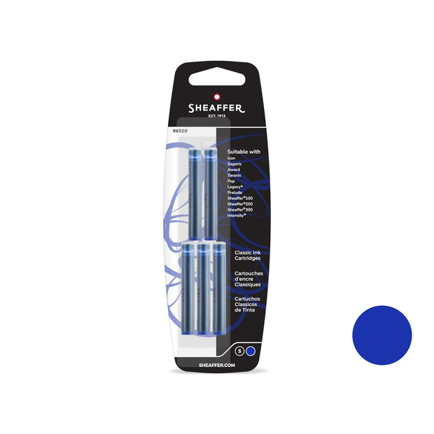Sheaffer Classic Ink Cartridges | Pack of 5