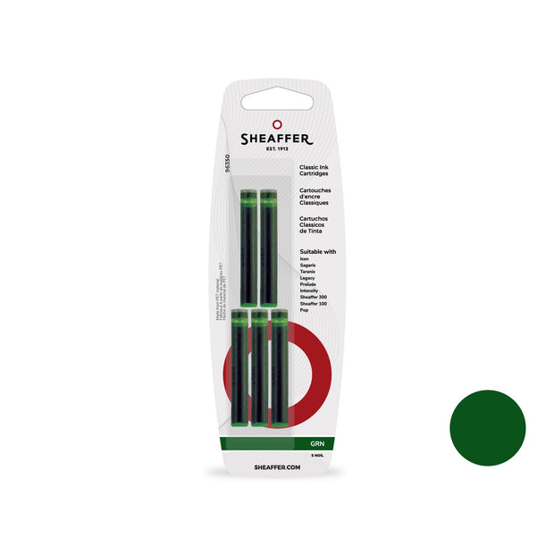 Sheaffer Classic Ink Cartridges | Pack of 5