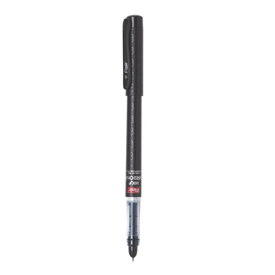 Flair Inky Carbonix Fountain Pen | Includes 2 Cartridges