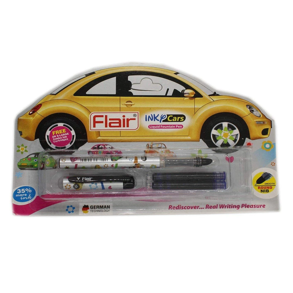 Flair Inky Cars Fountain Pen | Includes 2 Cartridges