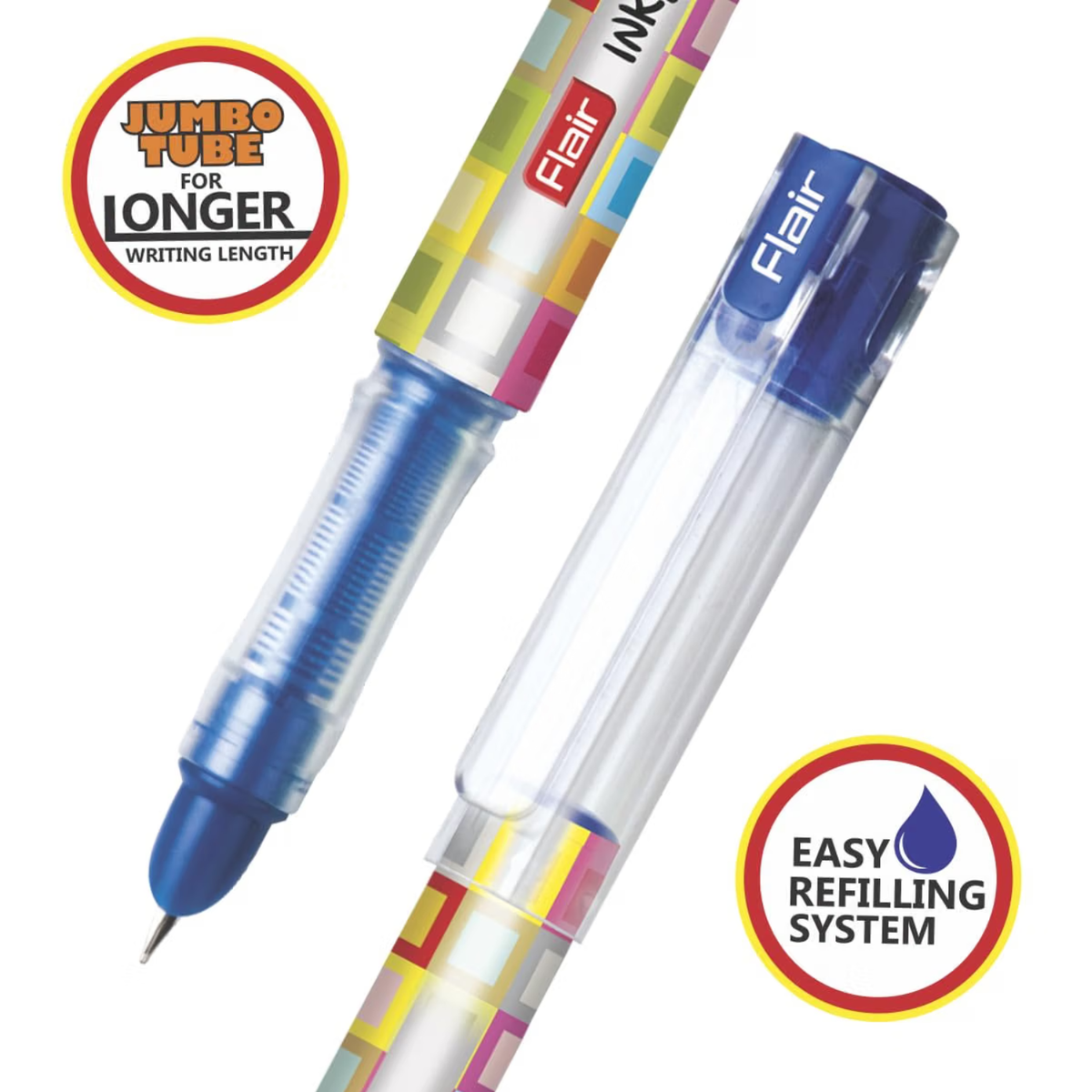 Flair Inky Classic Fountain Pen | Ink Colour - Blue