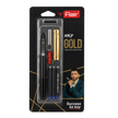 Flair Inky Gold Fountain Pen | Includes 3 Cartridges and Converter