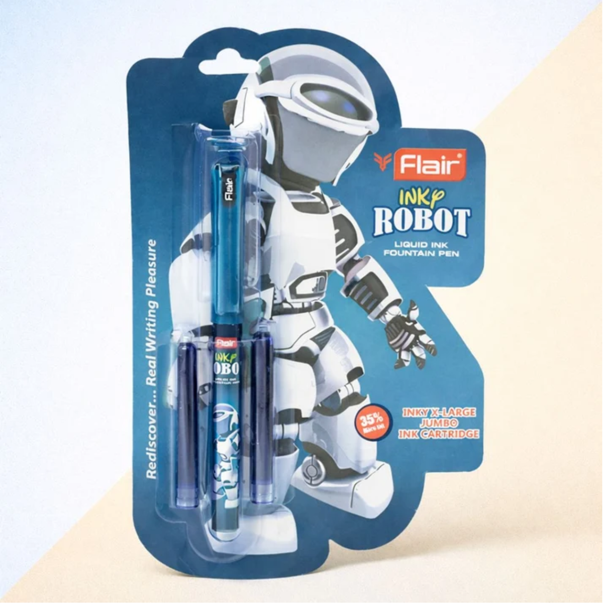 Flair Inky Robot Fountain Pen | Includes 2 Cartridges