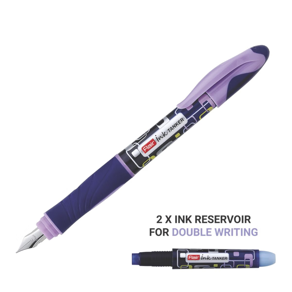 Flair Inky Tanker Fountain Pen | Includes 1 Ink Barrel