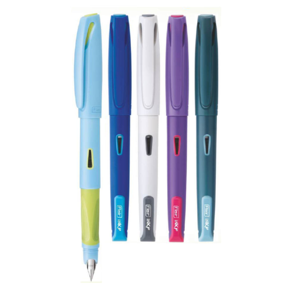 Flair Inky Grip Fountain Pen | Includes 2 Cartridges