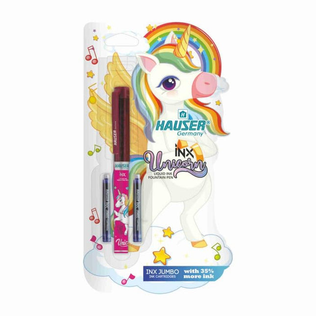 Hauser Inx Unicorn Fountain Pen | Includes 2 Ink Cartridges