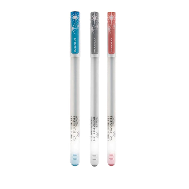 DOMS Inxglo Ball Pen | Ink Colour - Blue and Black