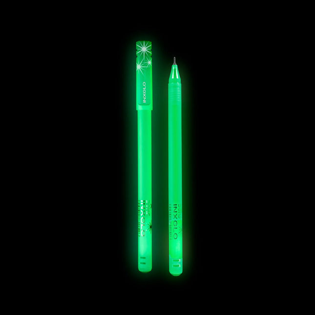 DOMS Inxglo Ball Pen | Ink Colour - Blue and Black