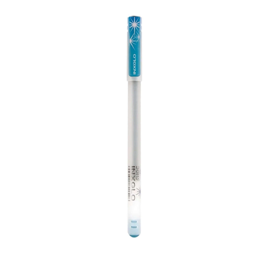 DOMS Inxglo Ball Pen | Ink Colour - Blue and Black with glow-in-the-dark design and ergonomic grip.