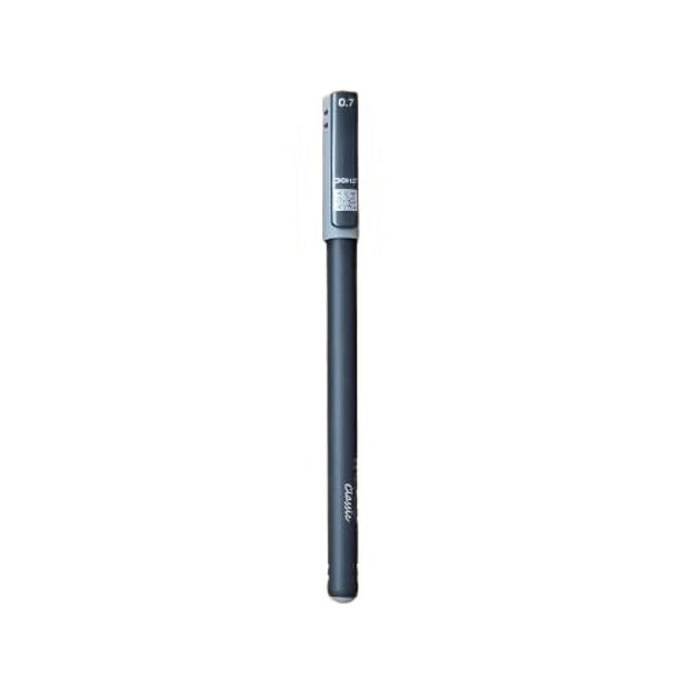 DOMS Inxo Classic Ball Pen | Ink Colour - Blue, Black and Red - sleek black pen design with precision tip for smooth writing.