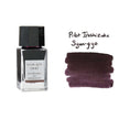 Pilot Iroshizuku Ink Bottle 15ML in Syu-Gyo color, showcasing rich purple ink alongside the bottle.