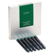 Pilot Iroshizuku Ink Cartridges IRF-6S for Fountain Pen | Pack of 6 in silver box with six ink cartridges.