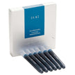 Pilot Iroshizuku Ink Cartridges IRF-6S for Fountain Pen | Pack of 6 in silver packaging with six ink cartridges