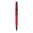 Pelikan Jazz Noble Elegance ballpoint pen in red PVD finish with black accents, showcasing elegant design and craftsmanship.