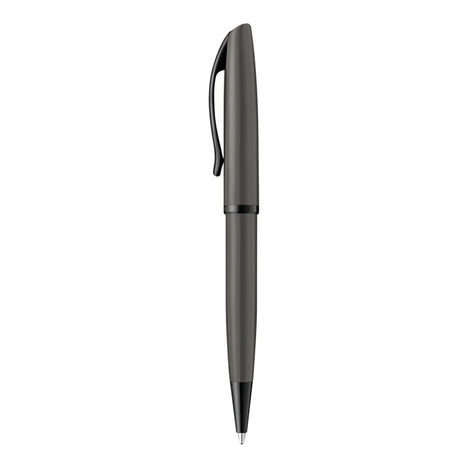 Pelikan Jazz Noble Elegance K36 Stone PVD Ballpoint Pen in pearl stone grey with black accents.