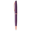 Pelikan Jazz Noble Elegance K36 Viola RGT Ballpoint Pen with rose gold accents and purple barrel