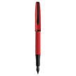 Pelikan Jazz Red Fountain Pen with a striking pearl red lacquered barrel and black grip.