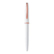 Pelikan Jazz Noble P36 Pearl White RGT premium pearl white fountain pen with rose gold accents.