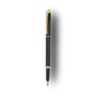 Pierre Cardin Jewel Black Chrome Roller Ball Pen | Ink Colour - Blue