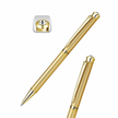 Pierre Cardin Jewel Satin Gold Ball Pen | Ink Colour - Blue