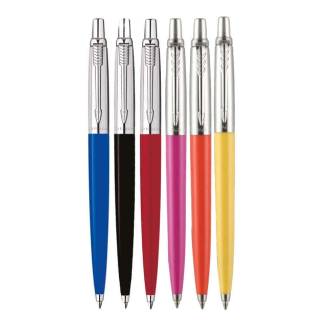 Parker Jotter Standard Chrome Trim Ball Pen | Ink Colour - Blue