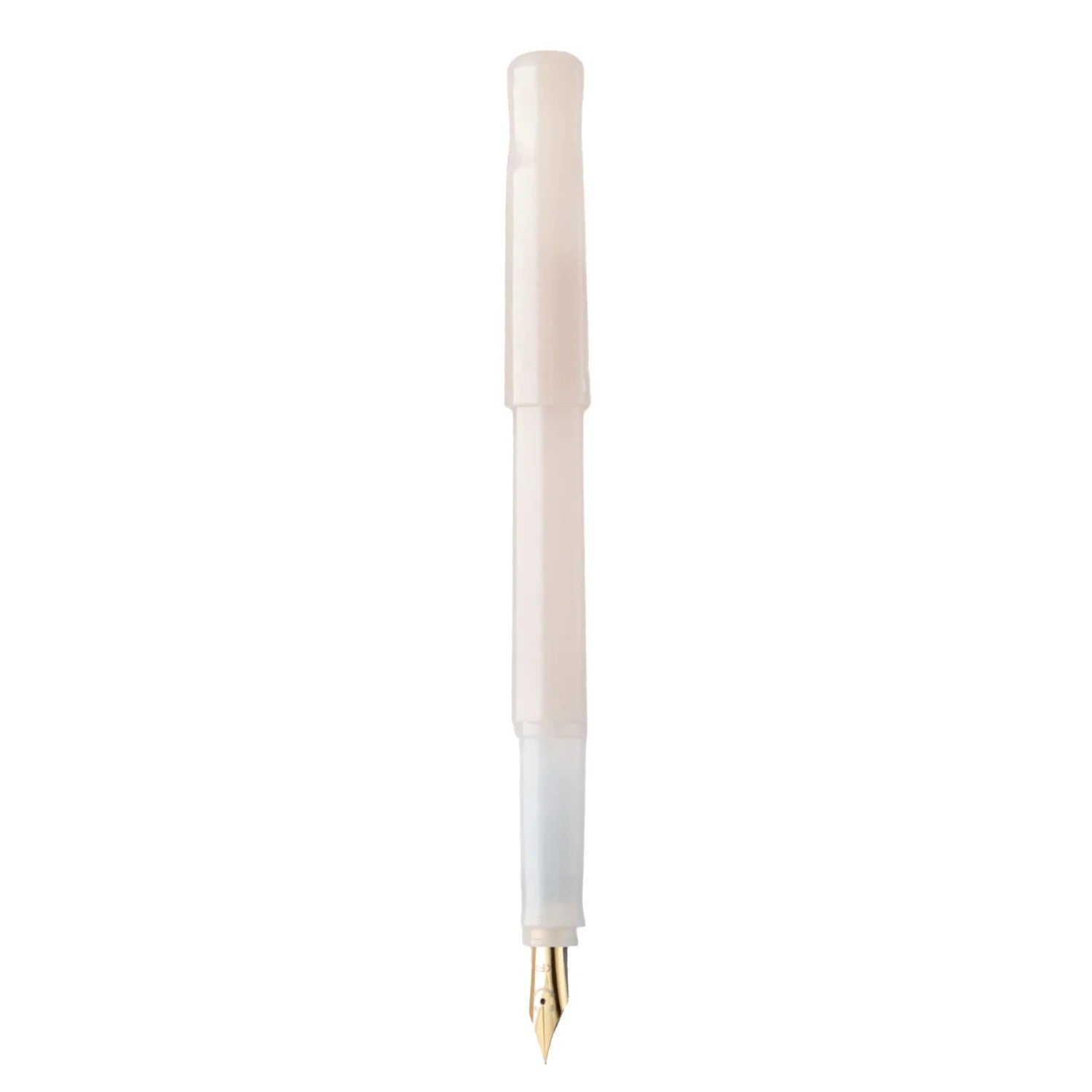 Pilot Kakuno Madoromi Fountain Pen PFKA1 with a clear body and a gold nib for smooth writing.