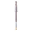 Pilot Kakuno Madoromi Fountain Pen PFKA1 in a sleek gray design with a gold nib for smooth writing.