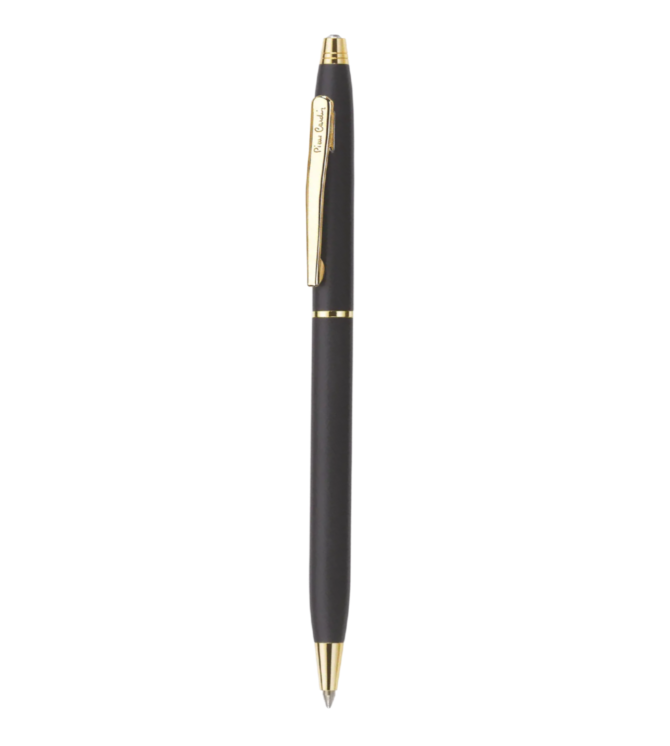 Pierre Cardin Kriss Japan Black Ball Pen | Ink Colour - Blue