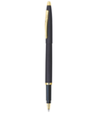Pierre Cardin Kriss Japan Black Roller Ball Pen | Ink Colour - Blue
