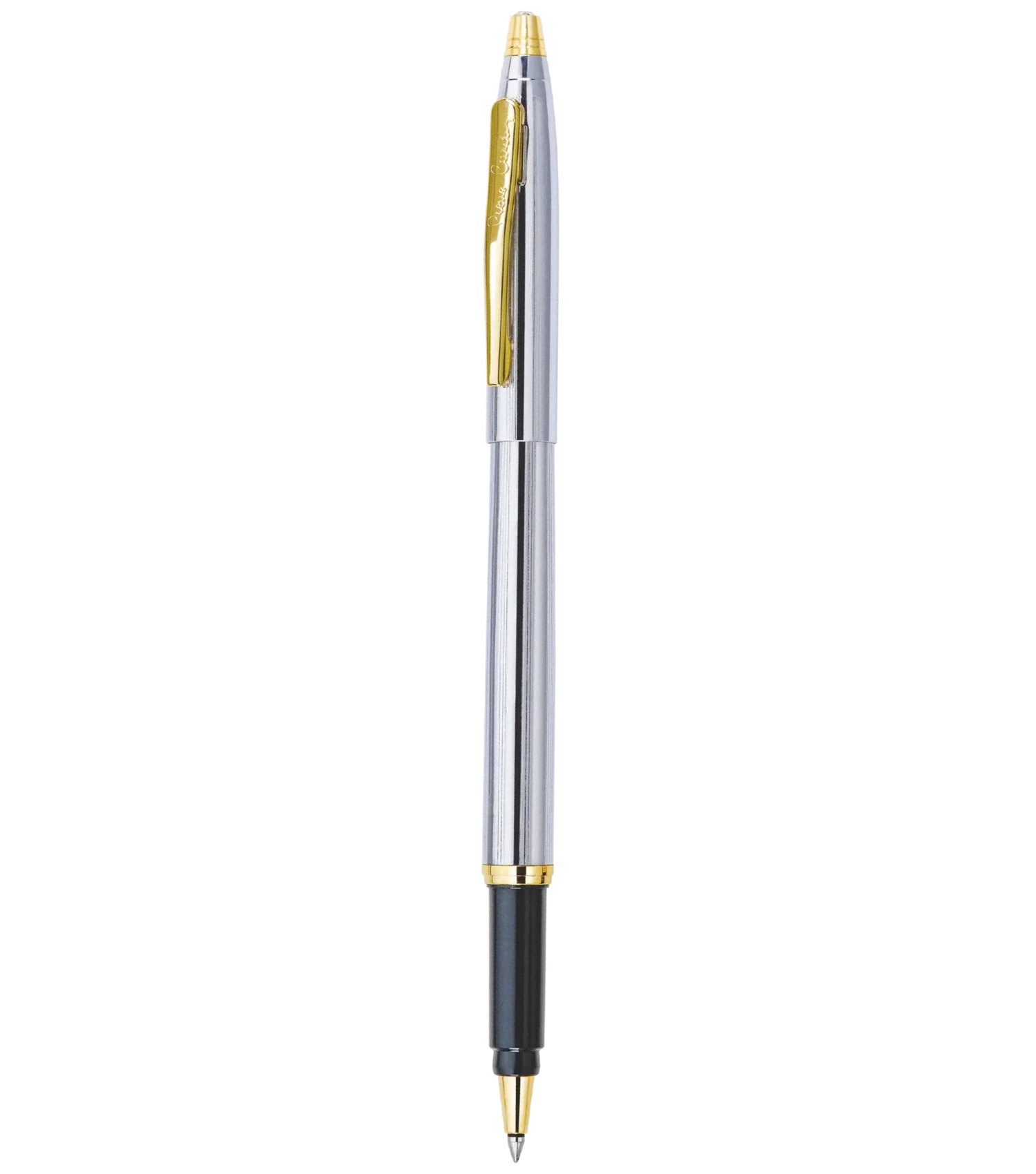 Pierre Cardin Kriss White Gold Roller Ball Pen | Ink Colour - Blue