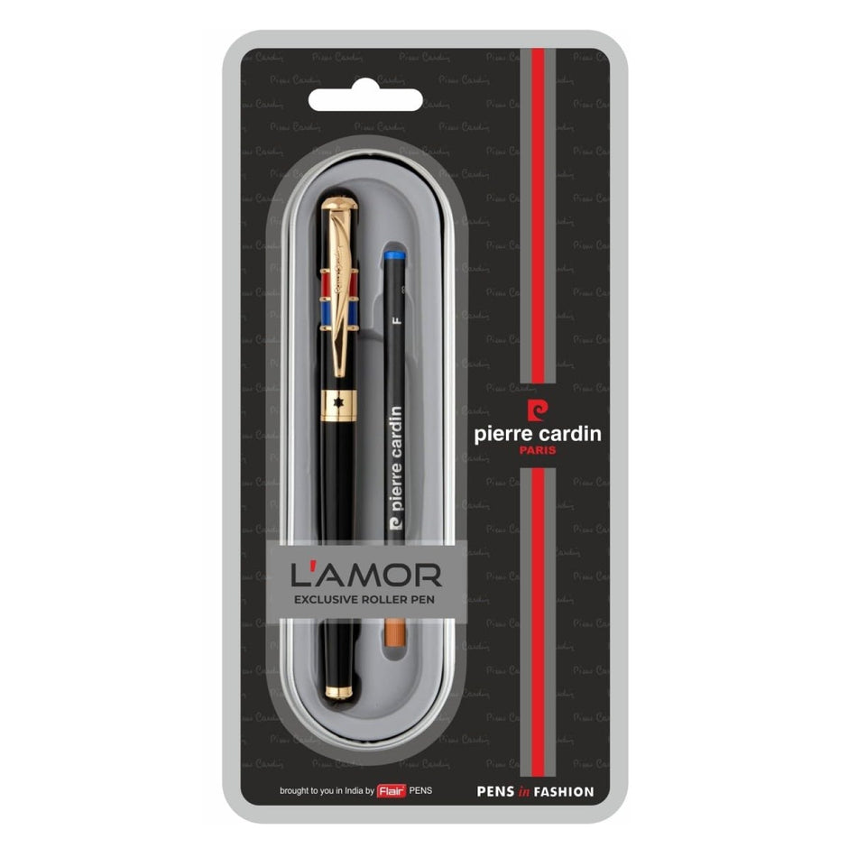 Pierre Cardin Lamor Roller Ball Pen | Ink Colour - Blue