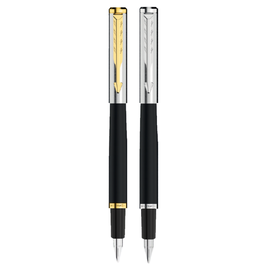Parker Latitude Matt Metallix Fountain Pen | Ink Colour - Blue