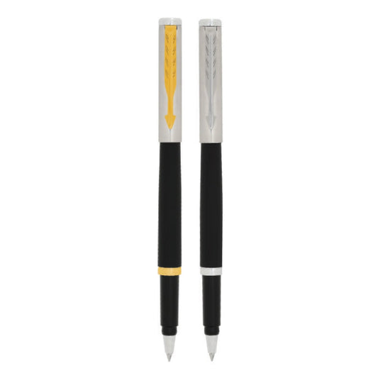 Parker Latitude Matt Metallix Roller Ball Pen | Ink Colour - Blue