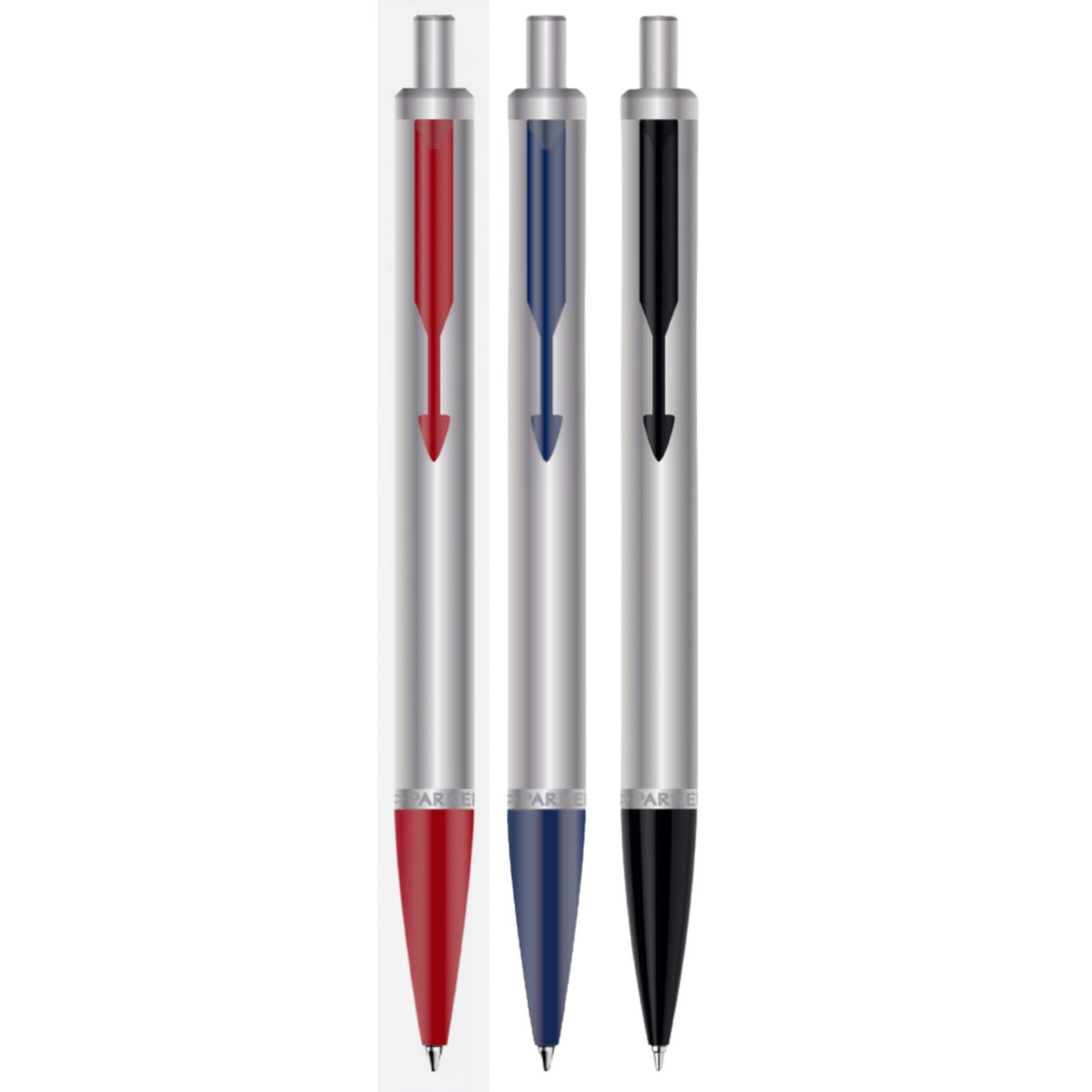 Parker Latitude Stainless Steel Ball Pen | Ink Colour - Blue